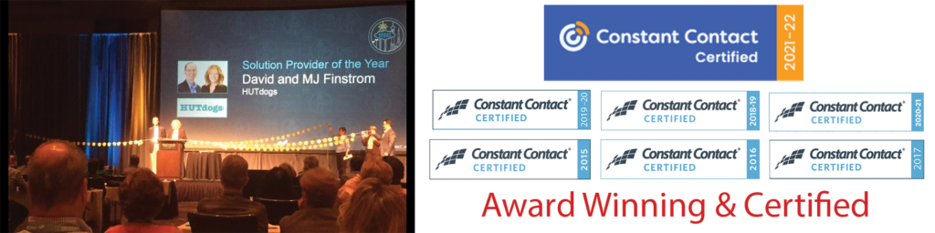HUTdogs is a Constant Contact Certified Solution Provider