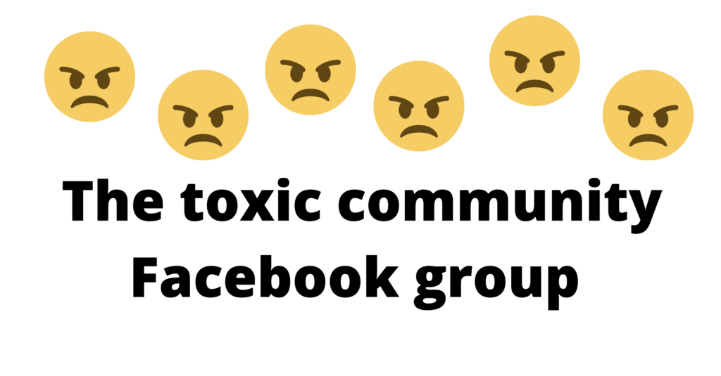 The Toxic Community Facebook Page Angry faces