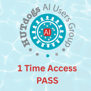 HUTdogs AI Users Group 1 time pass logo