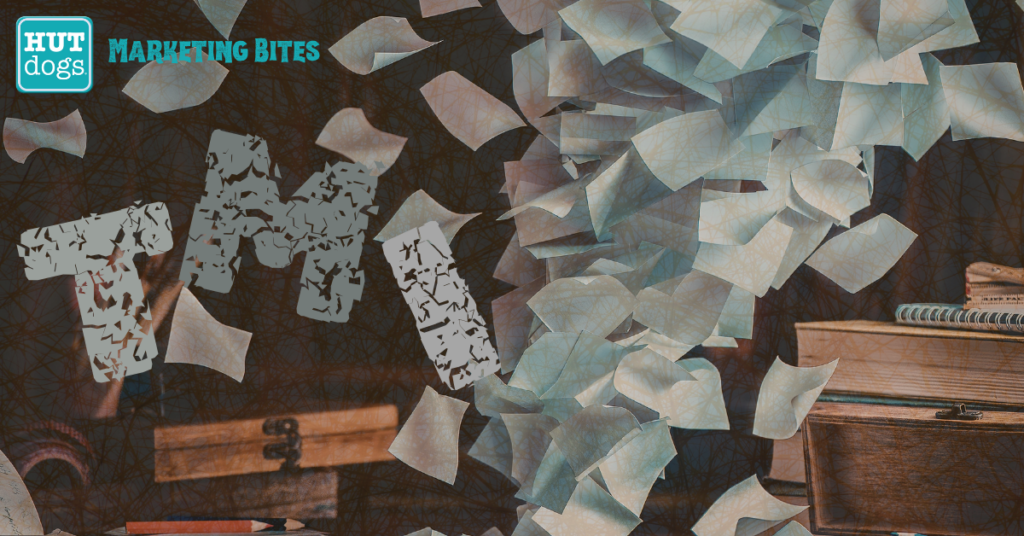 TMI image with a tornado of paper